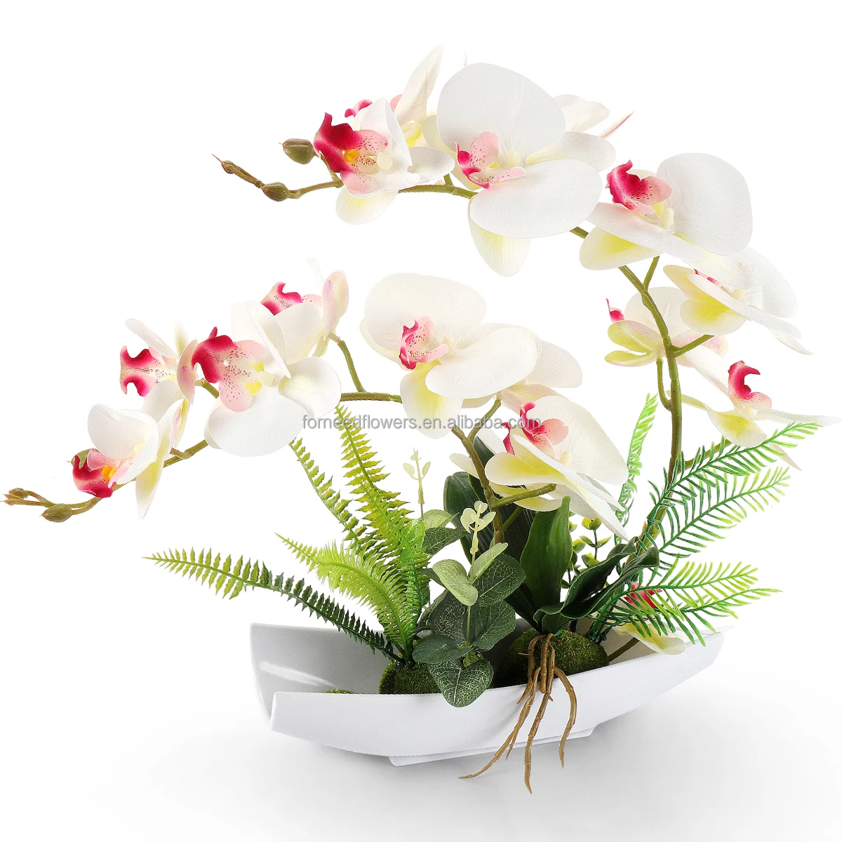 Factory Real Touch Cheap Artificial Orchid Plant Wedding Orchid Silk