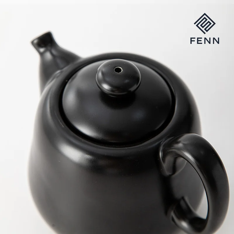 FENN wholesale custom magic teapot tea service portable tea set vintage restaurant black tea teapots ceremony set for gift