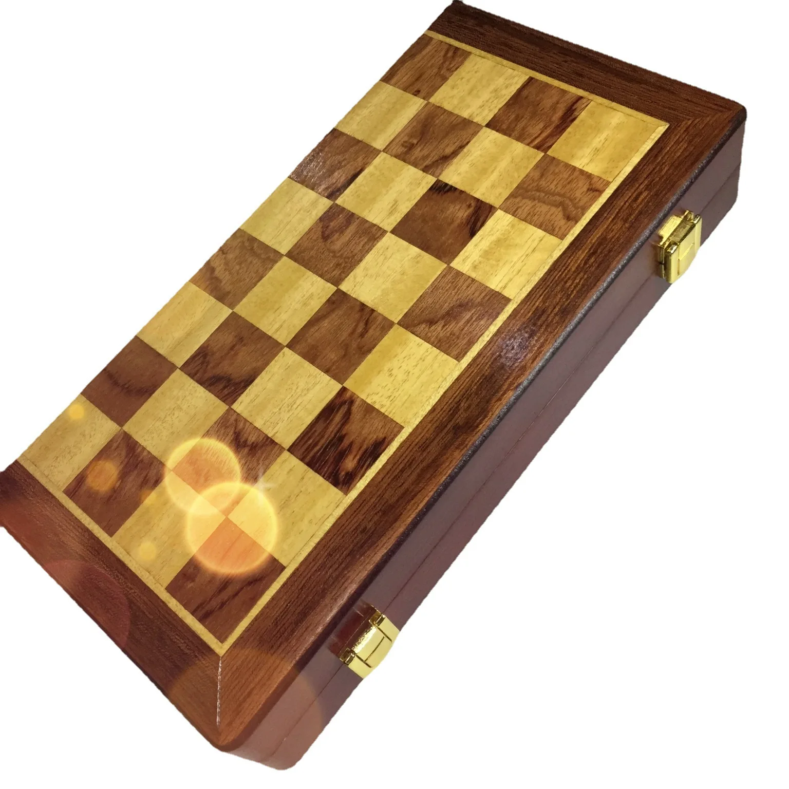 Оптовая продажа индивидуальная большая роскошная настольная игра складная шахматная доска магнитный деревянный Международный шахматный