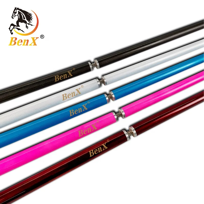 Бильярдный Кий из углеродного волокна Benxiao, 9,5 мм, разные цвета, Прямая продажа с завода, бильярдный кий