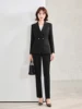 Black coat+pants