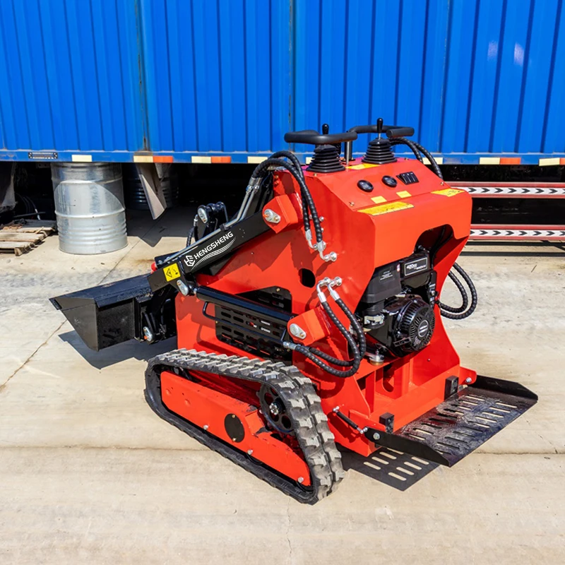HS320T Track Skid Steer Loader 830kg Operating Weight 0.15m³ Bucket 9.7KW/10KW KOOP/BAILITONG Optional EPA/CE Available