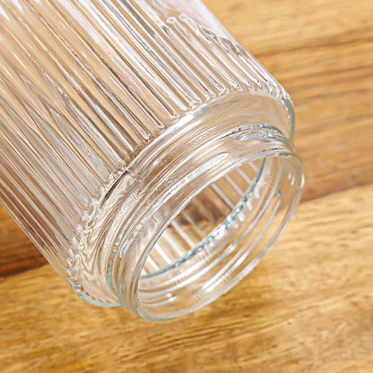 Customized 250ml 500ml 1000ml Food Preserve Glass Jar With Sealed Lid