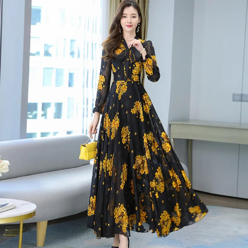 Women Spring Elegant Boho Beach Floral Long Women Dress Plus Size Slim Waist Chic Big Swing Maxi Korean Dress| Alibaba.com Women Spring Elegant Boho Beach Floral Long Women Dress Plus Size Slim Waist Chic Big Swing Maxi Korean Dress| Alibaba.com