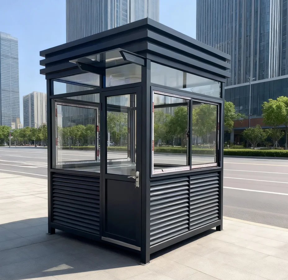 Modern Mini Security Booth High Quality EPS Sandwich Panel Steel Waterproof Soundproof Cabin for Villas Premade for Sale
