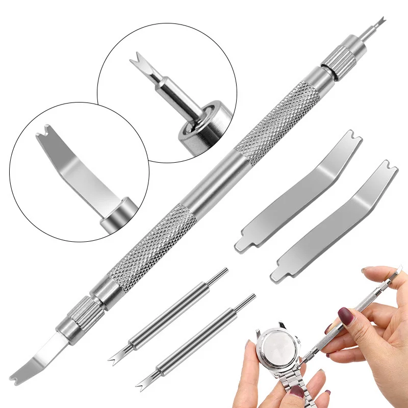 Ipetboom Strumento Di Riparazione Cinturini Orologi 7 Pezzi Barra A - Foto 9