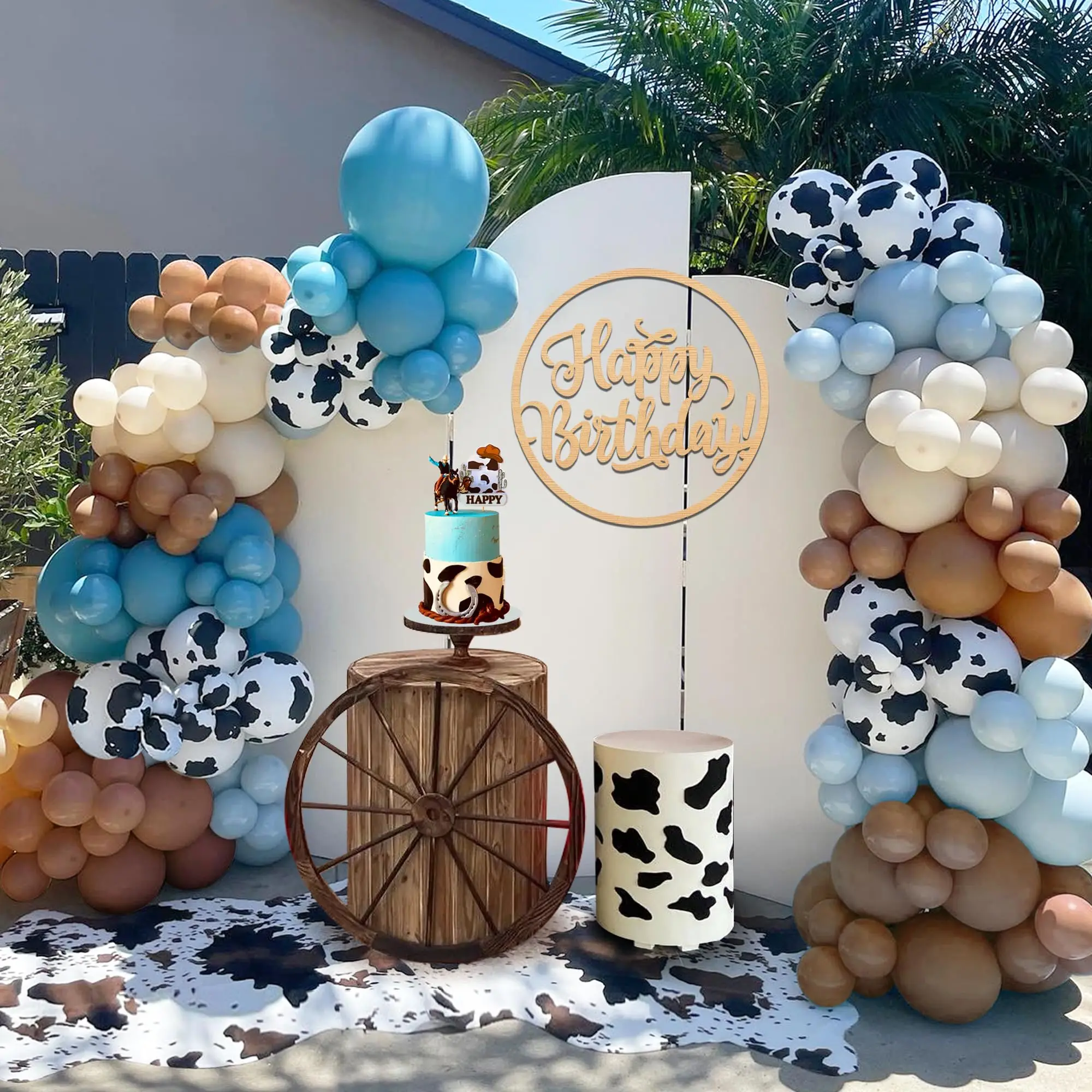 Confezione da 40 bandierine marroni da 9,1 m, decorazioni per feste, triangolari, bandierine per matrimoni, compleanni, baby shower, fidanzamenti, carnevale, picnic, giardino all'aperto, da appendere