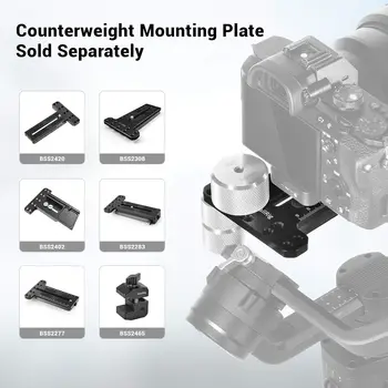 SMALLRIG Removable Counterweight 200g for DJI Ronin S/Ronin RS 2 / Ronin-SC/Ronin RSC 2 and for Zhiyun Gimbal Stabilizers  2285 detail image