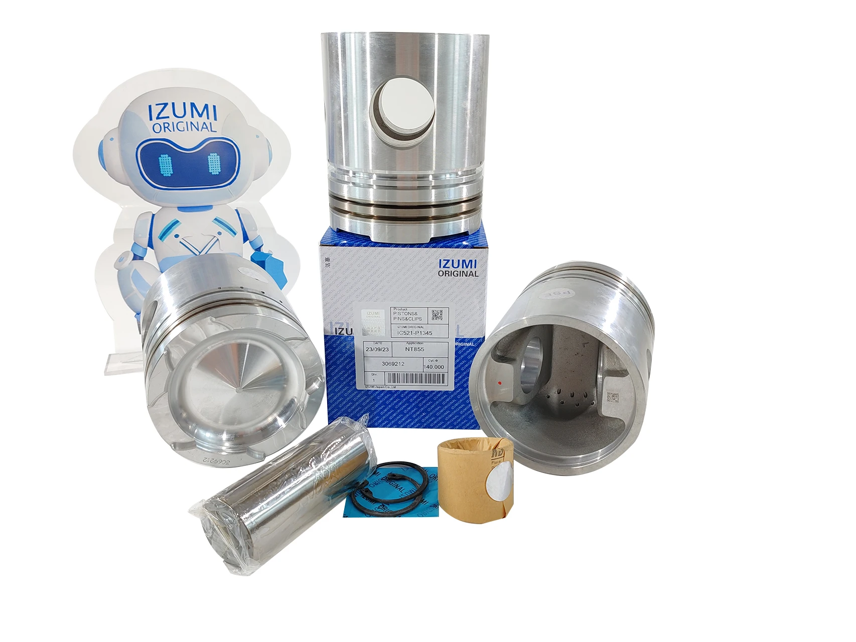 product izumi original engine piston nt855 machinery engine parts 3069212 3017348 3017349 for cummins engine-16