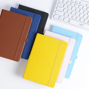 Hot Sale PU Leather logo Hot Stamping Water-proof Notebook Removable Thick Paper Anti-penetration