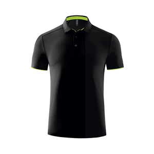 Men's Custom Golf for Polo Shirts Solid Pattern Polyester Spandex Blank for Polo T-Shirts Wholesales Knitted Fabric Golf