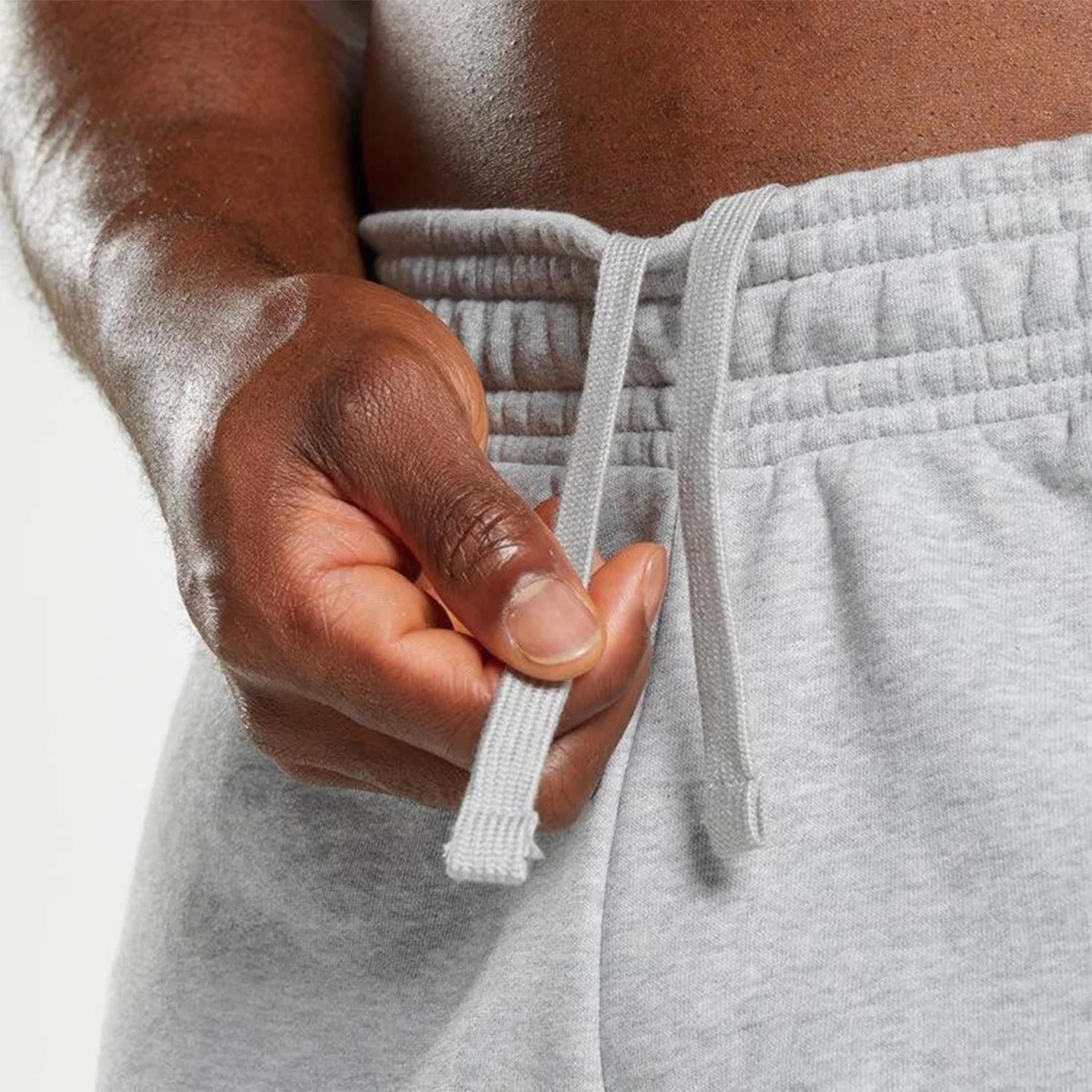 JL1121C Running Sports Men’s Cotton Raw Edge French Terry Shorts With Pockets Casual Loose Sweat Gray Shorts for Men