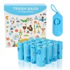 16-roll + dispenser blue