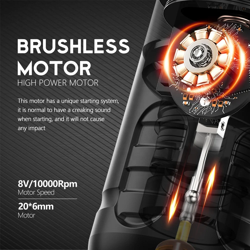 Ambition-Zetton タトゥーマシン　tattoo machine Ambition Zetton Wireless Tattoo Pen Machine