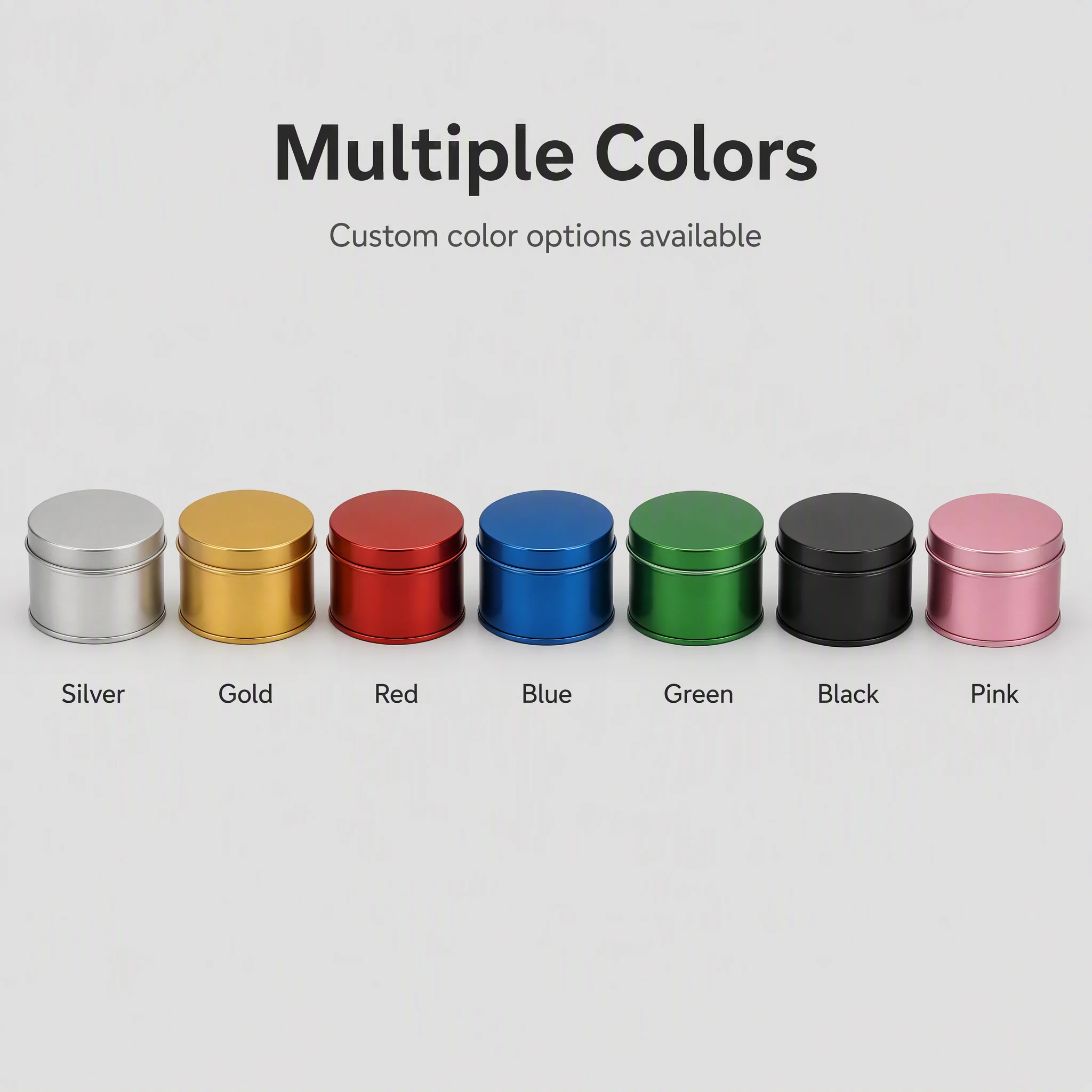 Promotion Small Round Matte Tinplate Tin Box for Candy Cake Snack Pet Food Canned Food Packaging with Recycled Materials
