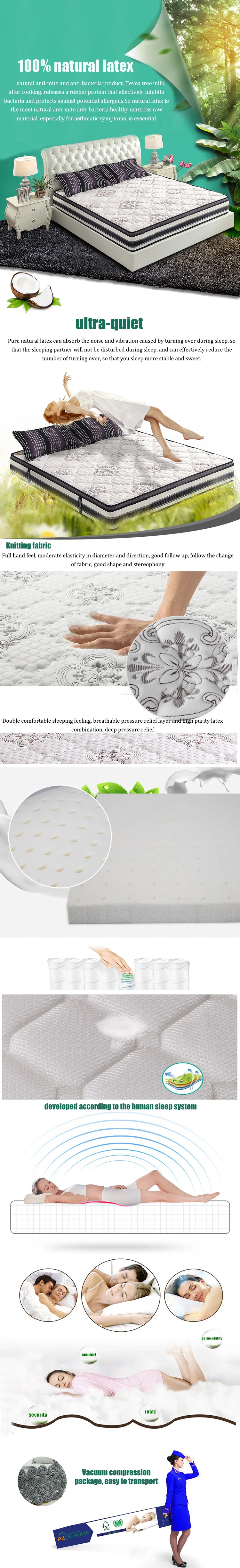 Double Single King Size Bed Sponge Thin Foam Folding King Matress Memory Foam Natural Latex Mattresses