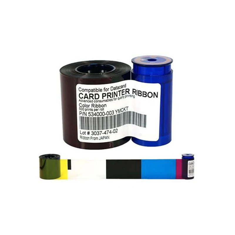 Id Card Ribbon SP35 SP55 SP75 SD260 SD360 Printer Ribbons for Datacard Ymckt Ribbon 534000-003