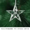 Transparent-45mm piccole stelle lisce a cinque punte