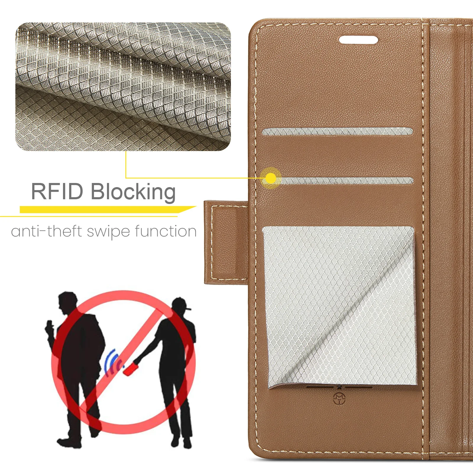 WBWONE Cover a Libro per OPPO Reno 8T 4G (Reno8 T), Custodia a Portafoglio in Pelle Reticolo Romboidale con Funzione di Supporto e Slot per Carte - Blu