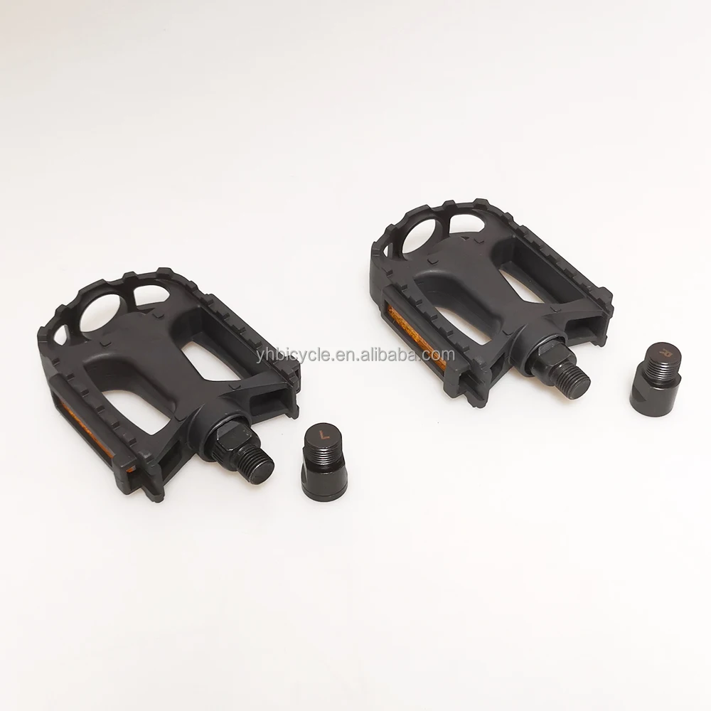 Compatible with 1/2 and 9/16 Axle Crank Bike Pedal Axle Extender Adapter Included Bike Pedal Set