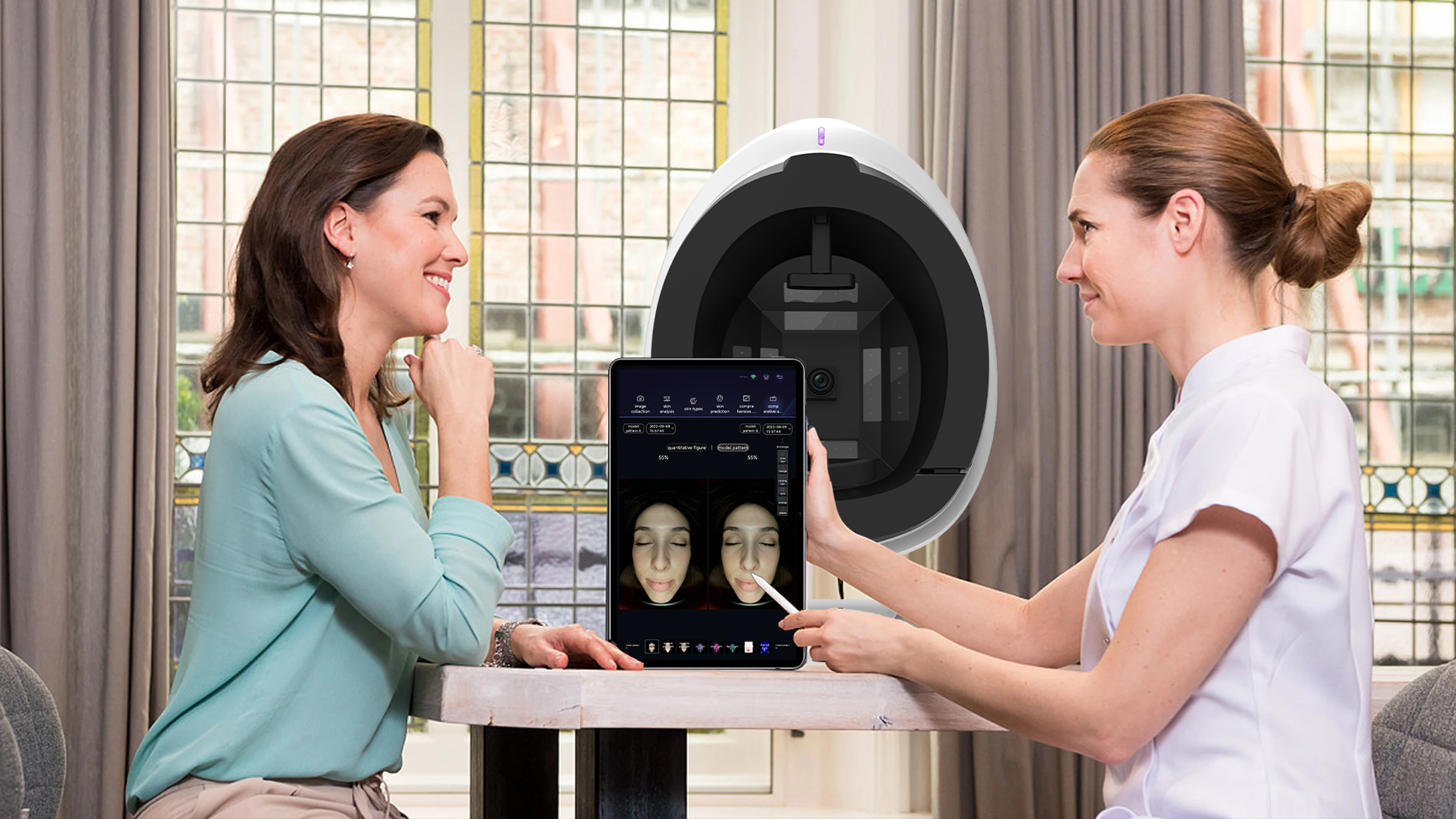 AI Intelligent Attendance Face Detection Capture Comparison Facial ...
