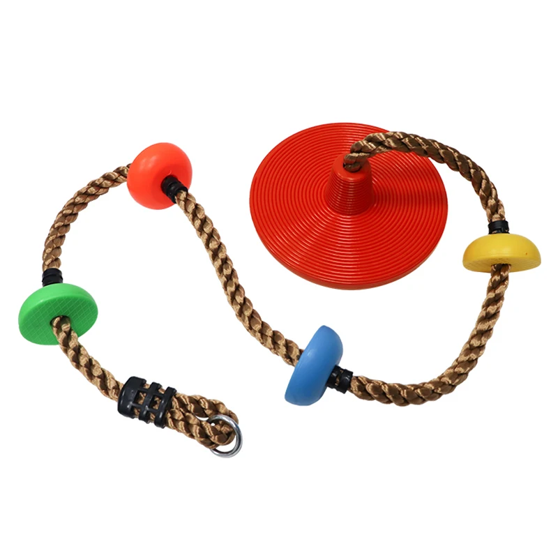 Детская веревка для скалолазания, веревка для скалолазания с диском и держателем для ног, платформа, комплект качели сиденья