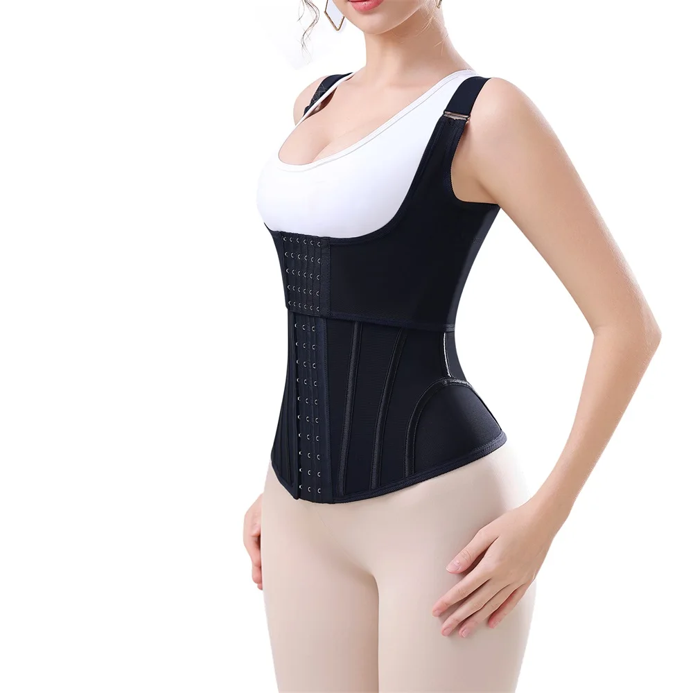 Shaping Belt Double Trimmer Tummy Control Shaper Waist Cincher Wrap Girdle Corset Vest Shoulder Strap Waist Trainer Shaperwear factory