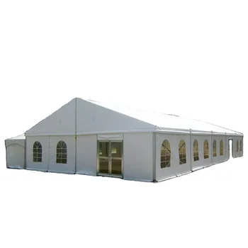 USA Style Elegant White PVC Marquee Tent Factory Price Church Outdoor Wedding Party Tent 500 Seats With Flooring