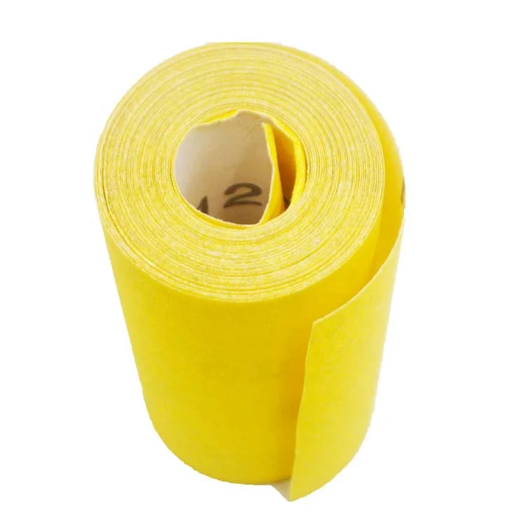 SATC ISO9001 MPA EN 12413 Certified European Standard 115mmx5m 240grit Aluminum Oxide Sand Paper Roll Polishing Type