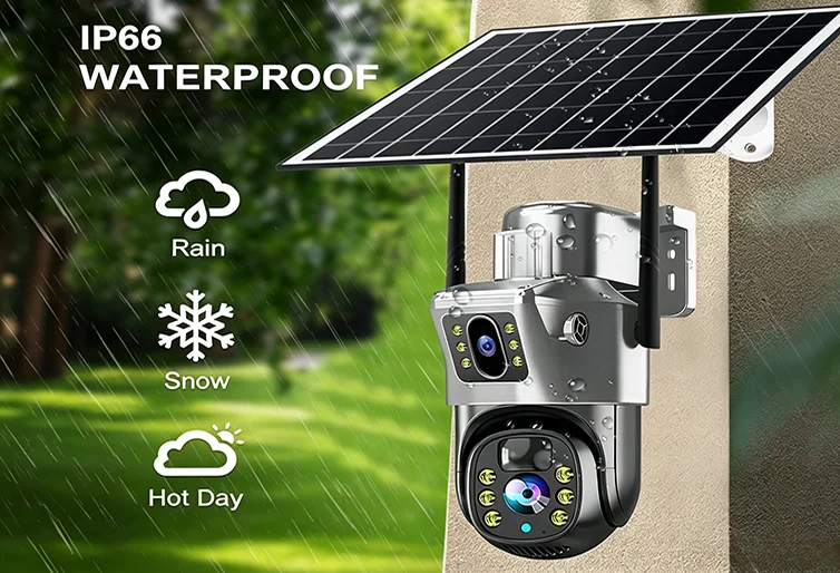 4G Solar PTZ Camera