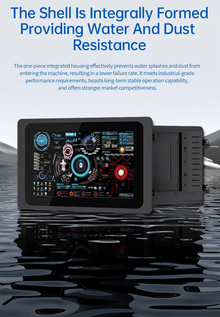 Industrial Capacitive Touch Panel PC 8-21 Inch Android Linux Wall-Mounted Embedded FCC CE for Factory Automation Kiosk