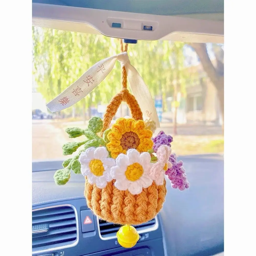 Набор «сделай сам» автомобильные аксессуары цветы украшение для автомобиля подвесной декор салона зеркала заднего вида