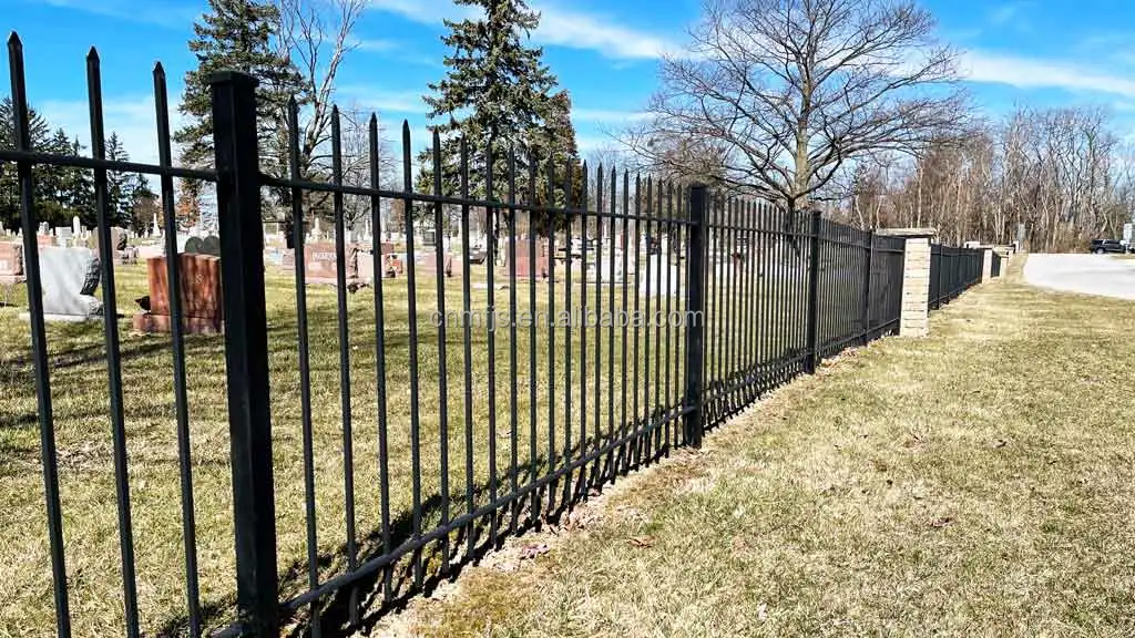 Canada temporary fence 6x9.5ft outdoor metal fences steel security fencing supplier