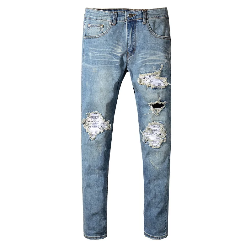 stretch fabric jeans mens