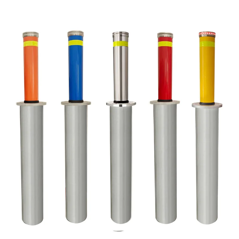 Fold Down Automatic Parking Bollards Hydraulic Automatic Bollard - Buy ...