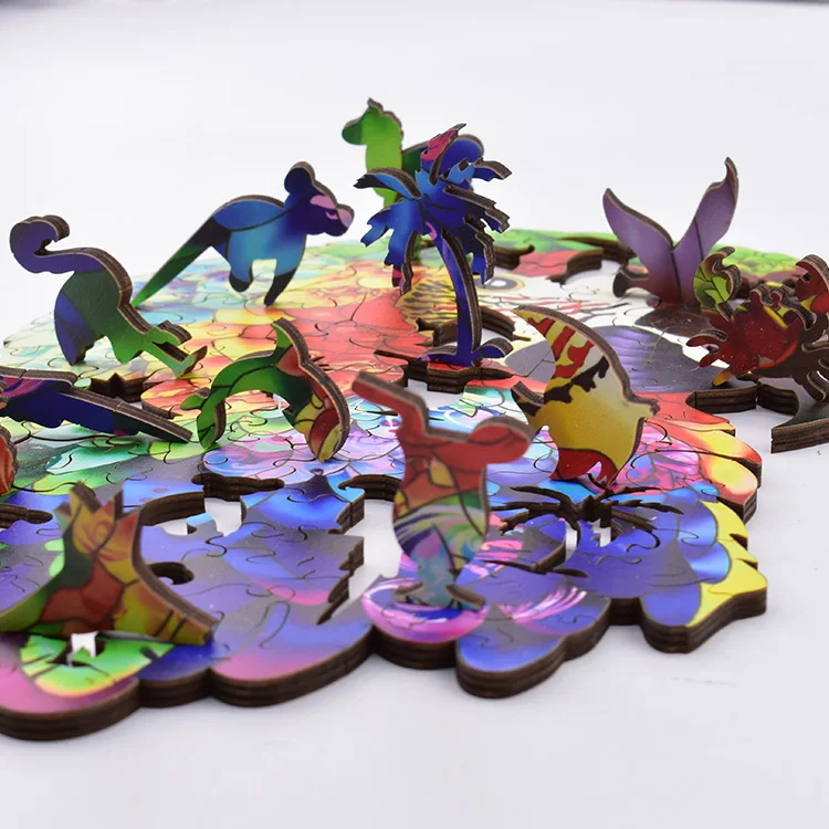
Деревянные Обучающие игрушки формата А3, А4, А5, головоломка «сделай сам», 3D деревянные головоломки в форме животных, деревянные головоломки 