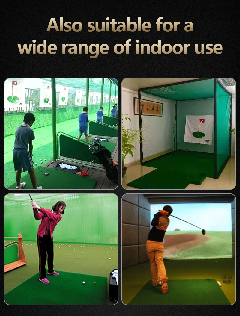 Wholesale Professional Rubber Golf Hitting Mat Driving Range Backyard