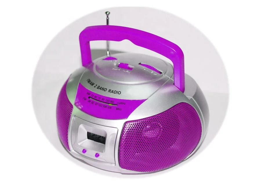 Mini Boombox Radio Clock - Low Price AM FM Portable