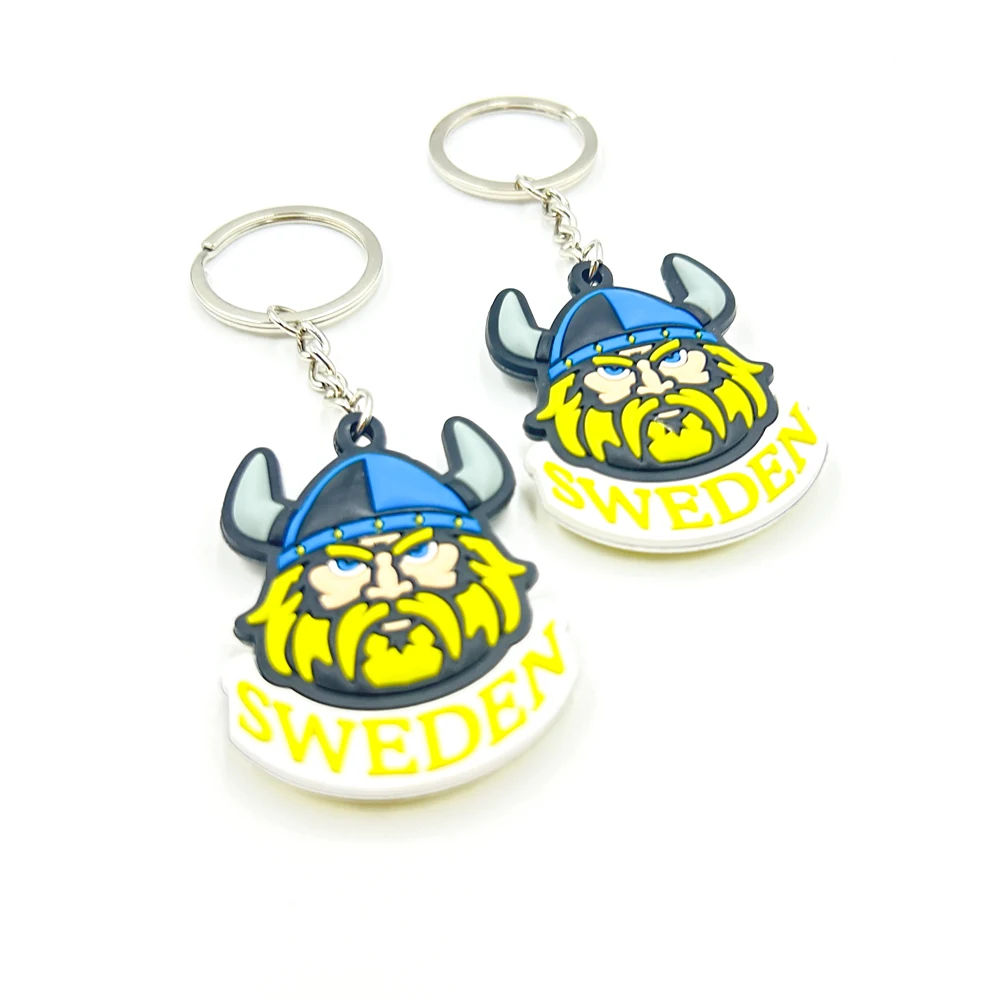 No Minimum Order Limited Custom Pvc Keychain With velcro at Backside 3D PVC Keychain