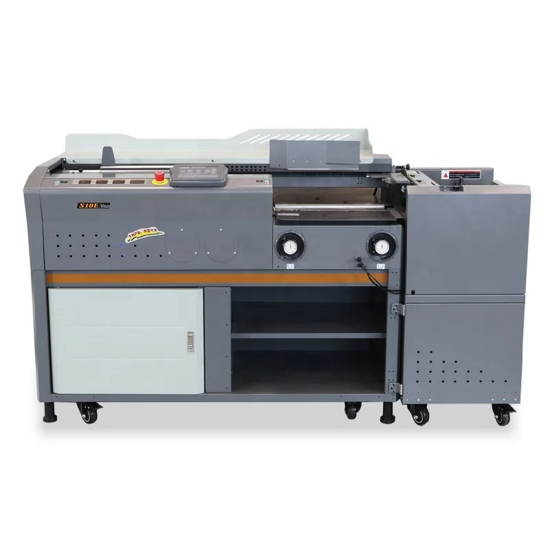 RUICAI S10E Auto Cover Suction Feeder A4 Size Digital EAV Glue Binding Machine With Nice Price