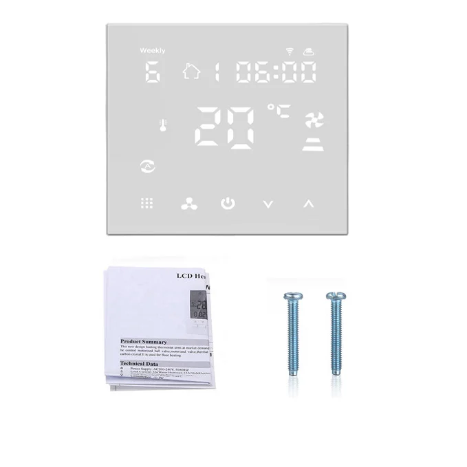 Hy607ac Thermostats Working With Tuya Wifi Google Home Alexa Smart Home Smart Life For Fan Coil Units Buy Thermostats Working With Tuya Wifi Google Home Alexa Smart Home Smart Life For