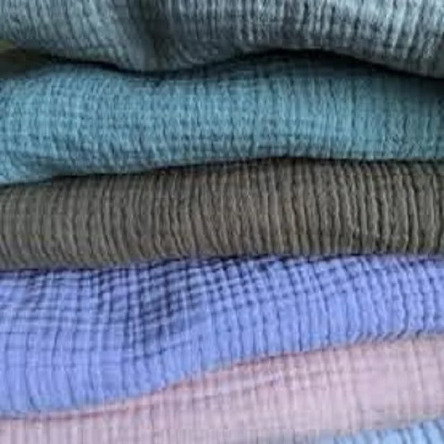 Bamboo Gots Certified Organic Cotton Double Gauze Swaddle Fabric