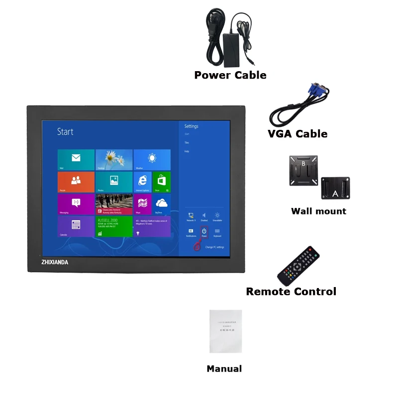 パソコンモニター 12インチモニター1024*76812インチtft12ボルト液晶パネル