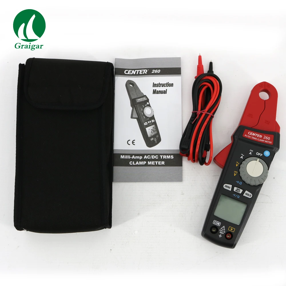 Digital Clamp Meter amperimetro tong tester pinza amperometrica DC/AC Voltage AC Current Temperature Frequency Duty UA2008B