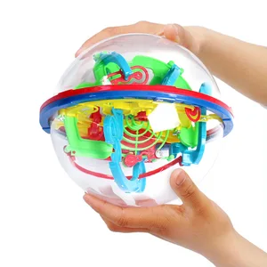 Chengji Children's Walking Beads Magic Intelligence Ball Trumpet Maze 3D Puzzle Toy Plastic Ball Maze Puzzle Toy Hand Held