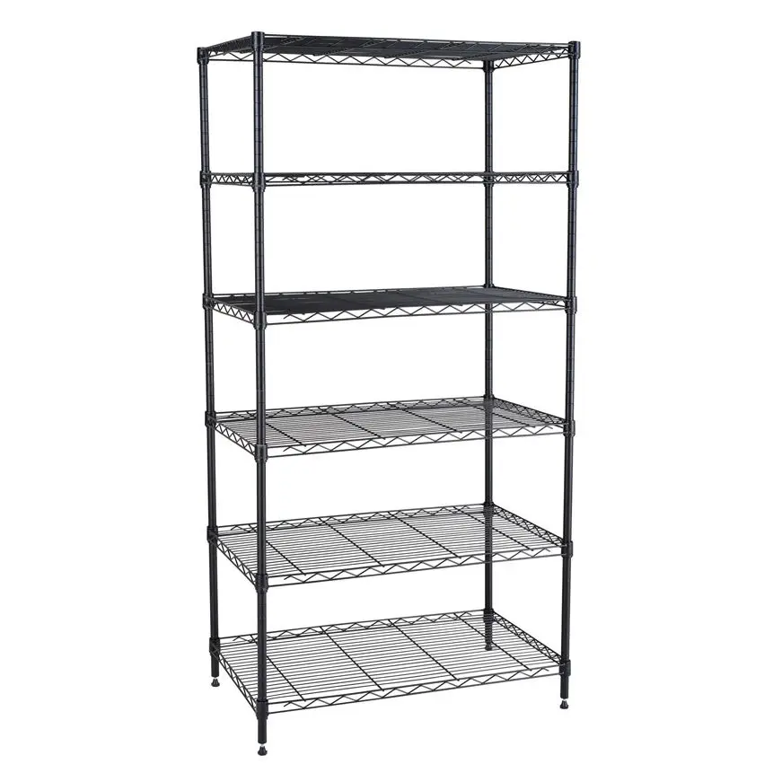 Multifunction Warehouse Multilayer Steel Metal Wire Storage Rack