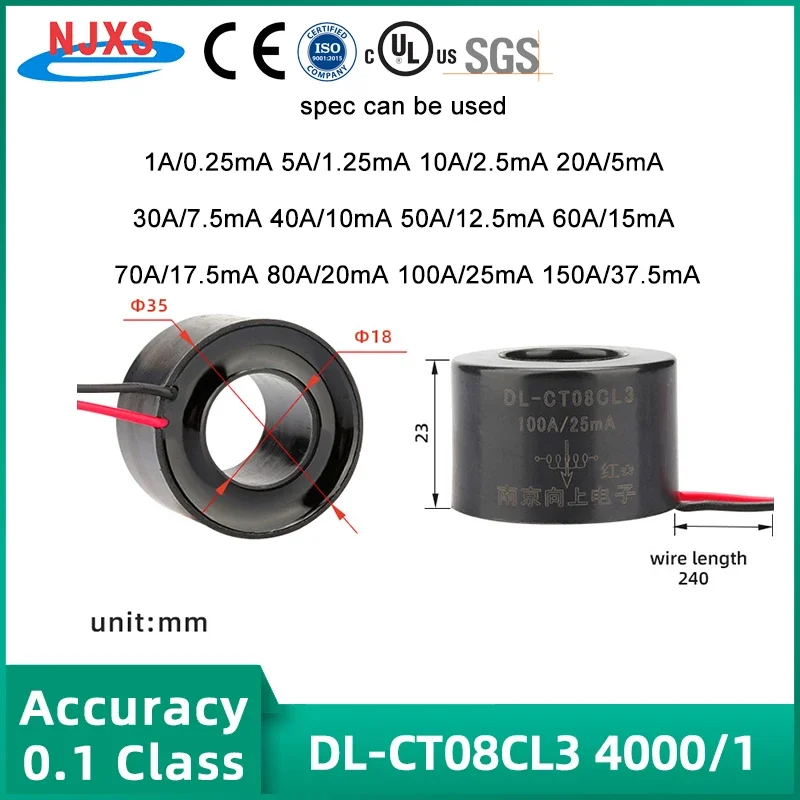 Split core current transformer