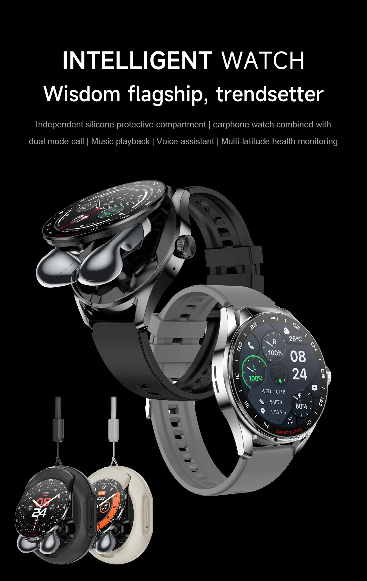 Welcome OEM Order, Factory Whole Selling 2 In 1 Smartwatch With Tws Earphones 1.46-inch Bt Call Heart Rate Sleep Tracker Voice Assistant Music Playback Smart Watch 2025 - Buy Smart Watch With Earbuds 2 In 1 Tws Earphones Smartwatch Wireless Headphones