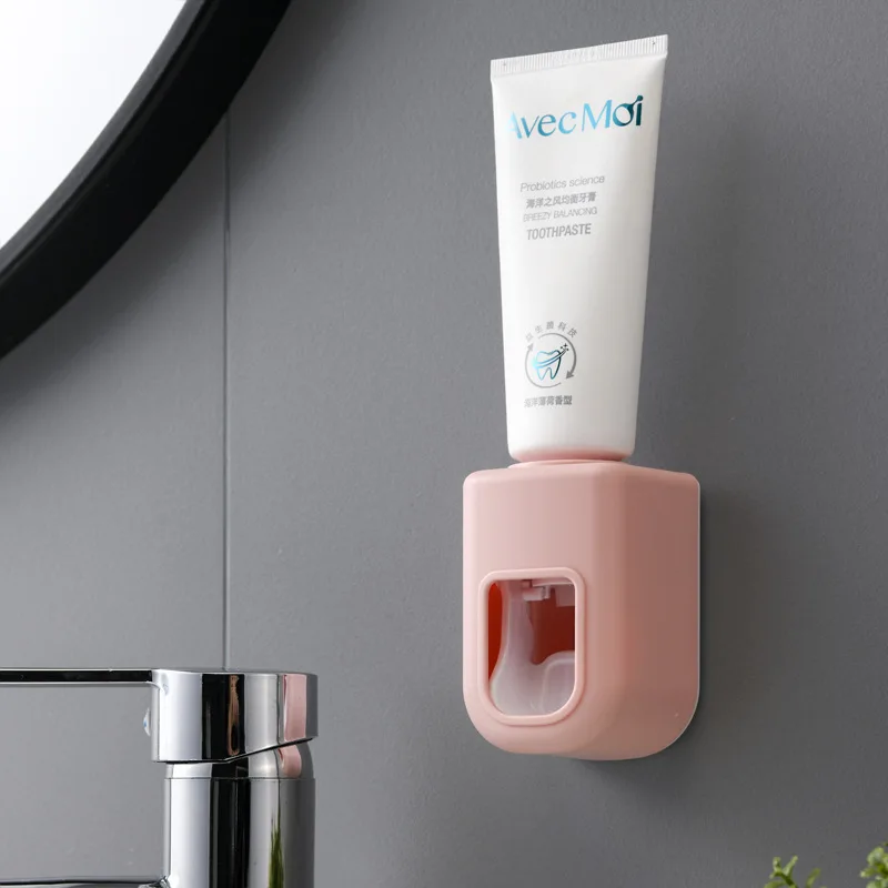 Toothpaste Dispenser Wall Mounted For Bathroom Automatic Toothpaste