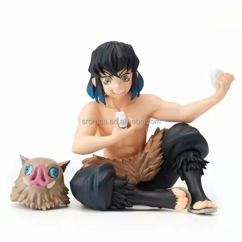 10-15cm Onigiri Demon Slayer 6 Style Rice Nezuko Tanjirou Figure Eating  Sitting Hot Sell Figurines
